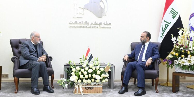 رئيس هيأة الإعلام والاتصالات يستقبل محافظ بغداد