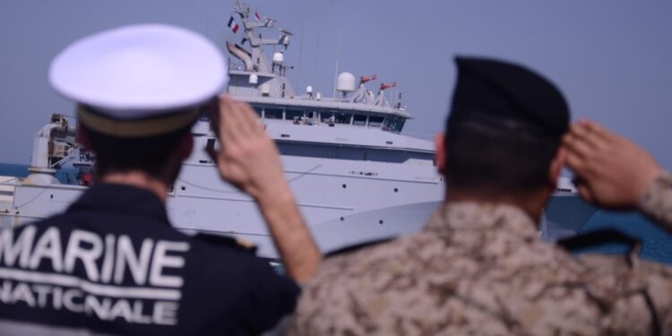 تمرين بحري مشترك بين العراق وفرنسا