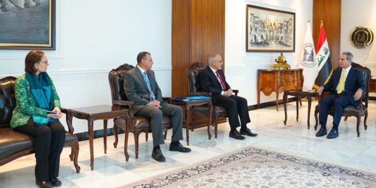 القاضي زيدان يستقبل نائب الممثل الخاص للامين العام للأمم المتحدة