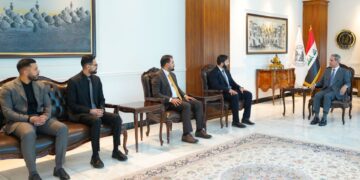 فائق زيدان يستقبل وفد منظمة فجر العلمية