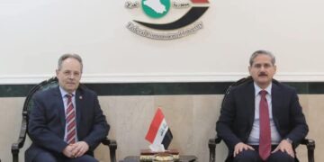 رئيس هيئة النزاهة الاتحادية يلتقي السفير السويسري