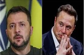 ماسك يطالب زيلينسكي بالرحيـــــل لبلد محايد