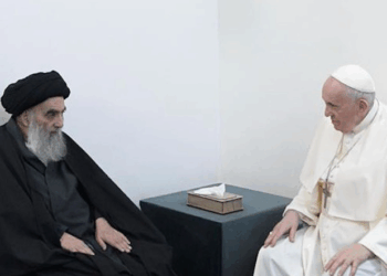 السيستاني يعزي بوفاة بابا الفاتيكان