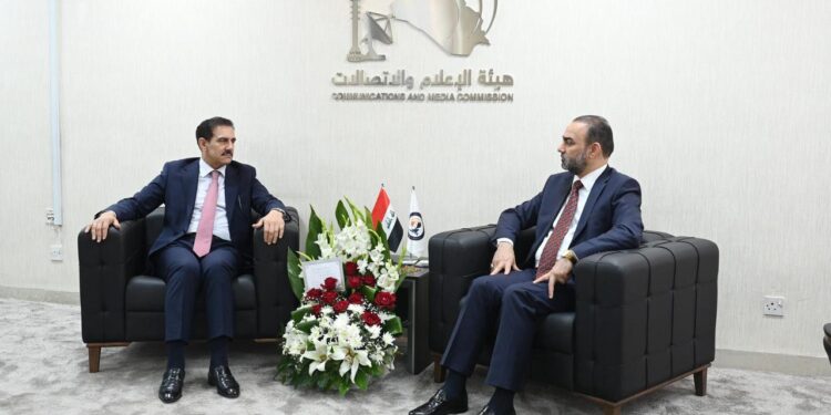 رئيس هيأة الإعلام والاتصالات يستقبل وكيل وزارة الثقافة والسياحة والآثار للشؤون الثقافية