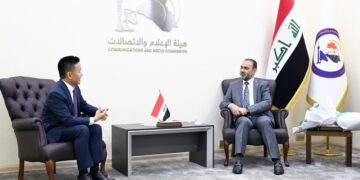 رئيس هيأة الإعلام والاتصالات يستقبل المدير العام لشركة هواوي العراق ويؤكد على حماية البيانات والامتثال للسيادة الرقمية