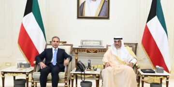 رئيس مجلس القضاء الاعلى يلتقي ولي العهد الكويتي
