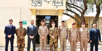 نائب قائد العمليات المشتركة يستقبل قائد العمليات المشتركة الإيطالي