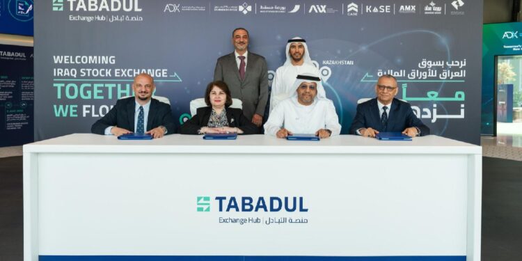سوق العراق ينضم لمنصة “تبادل” بالتعاون مع سوق “أبوظبي” للأوراق المالية
