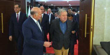 غوتيريش في بغداد لحضور القمة العربية