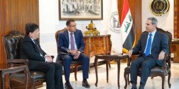 فائق زيدان يستقبل الوفد الفرنسي المختص لمكافحة جرائم الارهاب