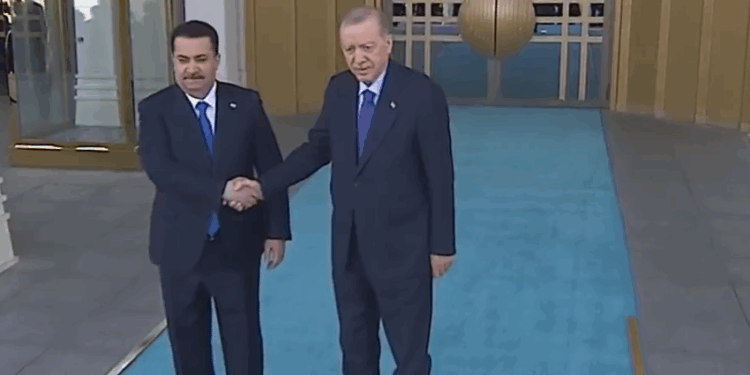 أردوغان يستقبل السوداني في مراسم رسمية