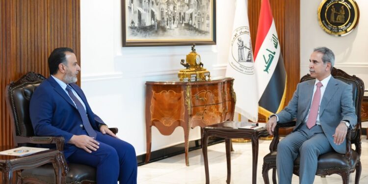 القاضي زيدان يستقبل رئيس مجلس بغداد