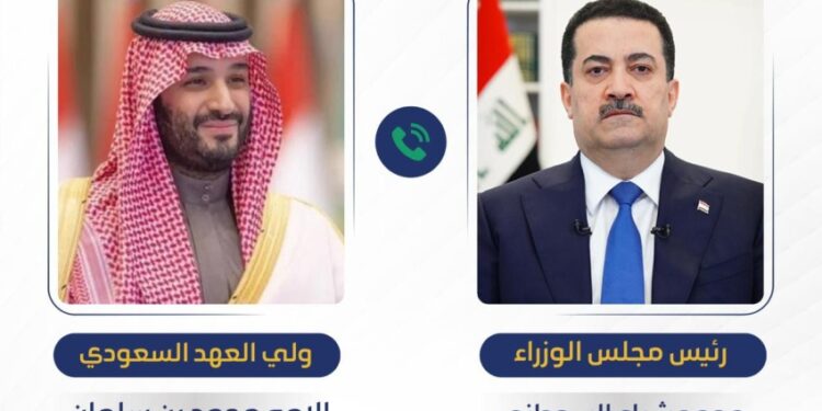 تفاصيل الاتصال الهاتفي بين السوداني وولي العهد السعودي