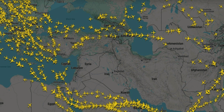 العراق يخسر إيرادات الأجواء بسبب الحرب