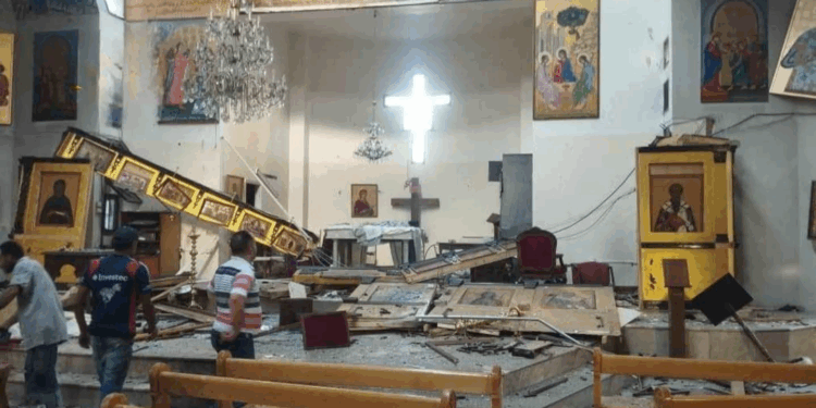 دمشق.. عشرات الضحايا بتفجير انتحاري داخل كنيسة