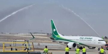 هبوط أول طائرة في مطار الموصل الدولي