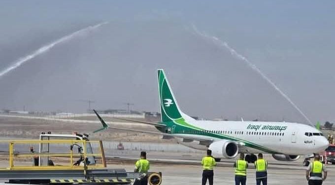 هبوط أول طائرة في مطار الموصل الدولي