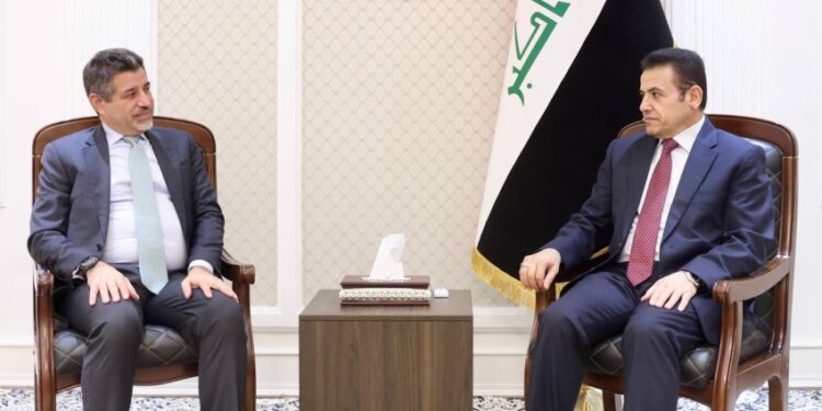 مستشار الأمن القومي يستقبل القائم بالأعمال الأمريكي