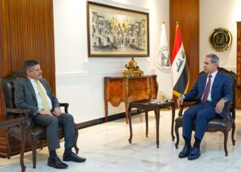 القاضي زيدان يلتقي القائم بأعمال السفارة الأمريكية