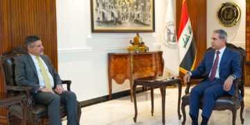 القاضي زيدان يلتقي القائم بأعمال السفارة الأمريكية