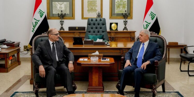 رئيس الجمهورية يبحث مع رئيس المحكمة الاتحادية العليا التعاون المشترك لتحقيق التكامل بين السلطات