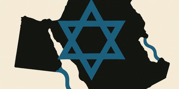 “خطة إسرائيل الكبرى: من النيل إلى الفرات – قراءة في البروتوكولات، الفوضى الخلاقة، وتحالفات النفوذ الخفي”