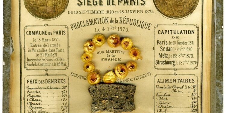 ماذا أكل الفرنسيون خلال حصار باريس 1870,,, “حساء فيلة ولحم جرذان”