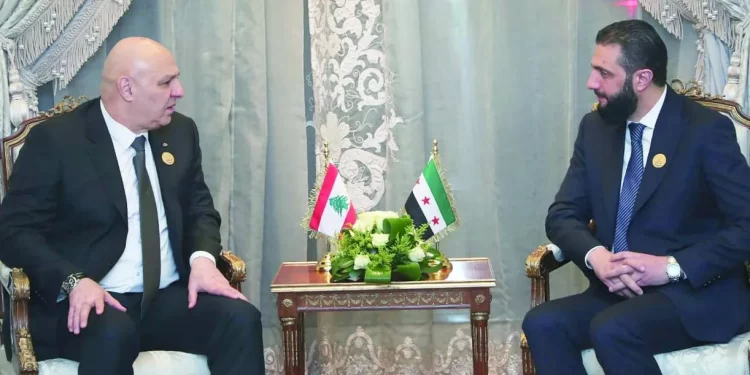 ترسيخ العلاقات (اللبنانية ــ السورية) رهن الملفات المصيرية