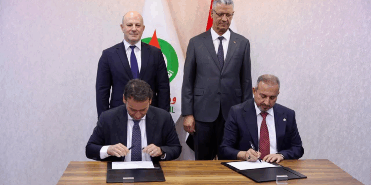 توقيـــع عقد مع “شلمبرجر الامريكية”لتطوير حقل غازي في الأنبار