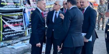 وفد قضائي يزور استئناف واسط للإشراف على التحقيق في فاجعة حريق الكوت