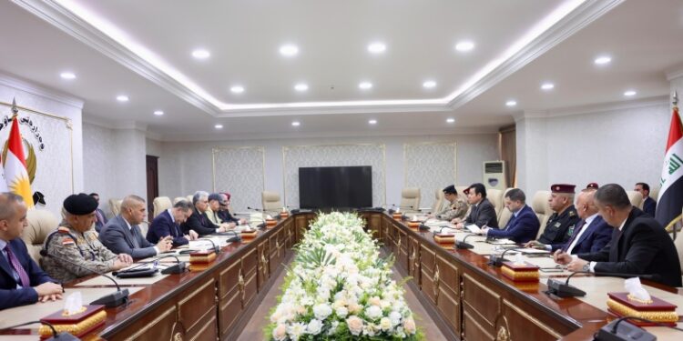 اجتماع أمني رفيع في أربيل بشأن هجمات المسيّرات,,الأعرجي.. أمن الإقليم جزء لا يتجزأ من أمن العراق