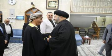 مرجع الطائفة الشيخية في العراق يلتقي الممثل الخاص للامين العام للامم المتحدة