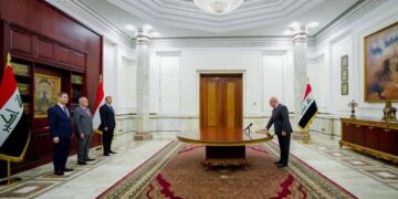 القاضي حسن الخفاجي يؤدي اليمين الدستورية كعضو احتياط في المحكمة الاتحادية العليا