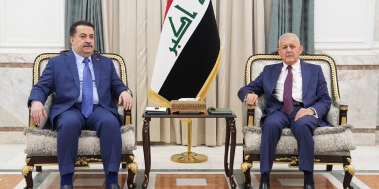 السوداني ورشيد يبحثان الأوضاع العامة بالبلاد