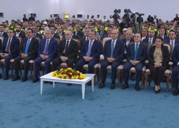 بارزاني يفتتح المرحلة الأولى من أكبر مشروع لإمداد مياه الشرب في أربيل