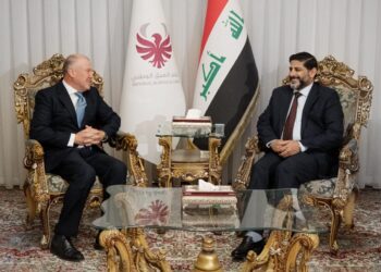 الدكتور خالد الأسدي يستقبل السفير الأسترالي لبحث آفاق التعاون المشترك