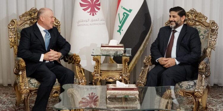 الدكتور خالد الأسدي يستقبل السفير الأسترالي لبحث آفاق التعاون المشترك