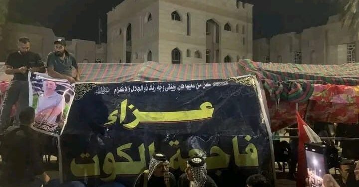 تصاعد احتجاجات فاجعة الكوت.. اعتصام لذوي الضحايا أمام مبنى مجلس المحافظة