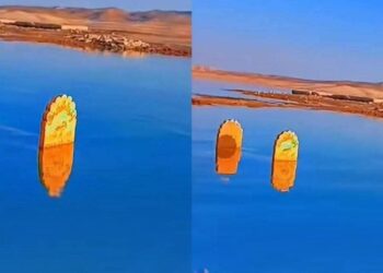 ظهور مقبرة قديمة في قاع بحيرة سد الموصل,,, الجفاف يكشف أسرار الماضي