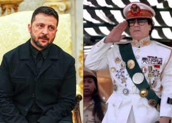 من بدلة زيلينسكي والقذافي إلى عمامة الحجاج