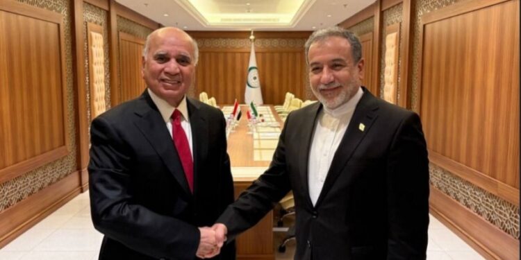 عراقجي وفؤاد حسين يشــــددان على العمل (الإسلامي والعربي) لمساعدة غزة