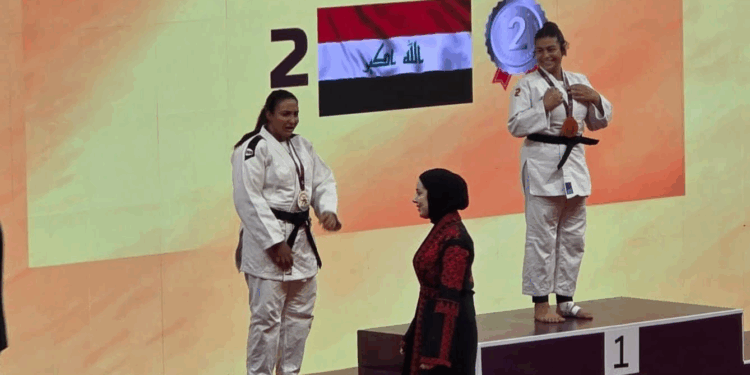 داليا الجبوري تحصد فضية آسيا للجودو