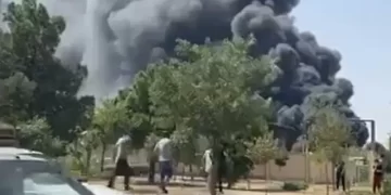 أنباء عن حريق قرب مطار تبريز في إيران