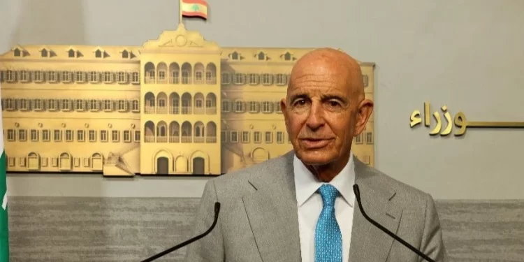 توم باراك يوجه من بيروت رسالة لإسرائيل