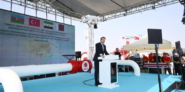 أذربيجان تبدأ تصدير الغاز إلى سوريا,,, عبر تركيا