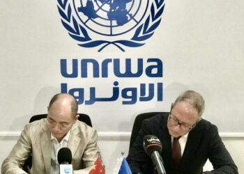 الصين تقدم المنحة السنوية لوكالة “الأونروا” بقيمة 1.5 مليون $