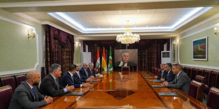 الشطري يلتقي بافل طالباني في السليمانية