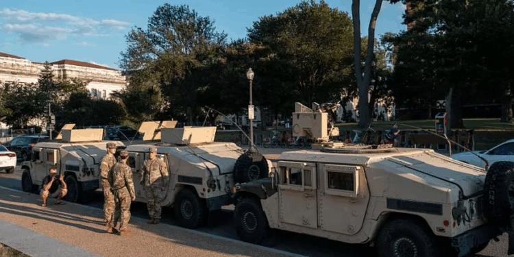 الجمهوريون يستجيبون لترامب,, نشر الحرس الوطني في واشنطن