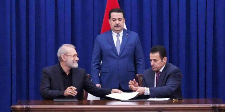 السوداني يرعى توقيع مذكرة تفاهم “امنية” بين العراق وايران