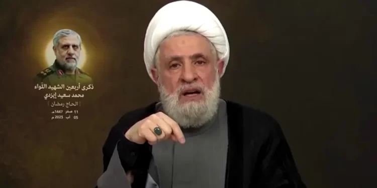 لبنان.. نعيم قاسم يرفض ترك السلاح,, “سنخوض معركة إذا لزم الأمر”